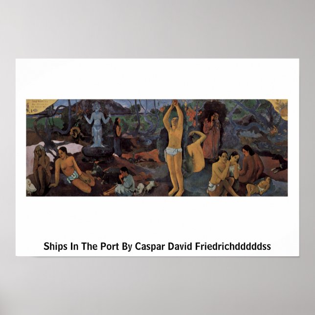 Where Do We Come From? By Paul Gauguin Poster (Front)