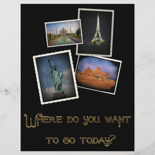 Where Do You Want to Go? Flyer (Front)
