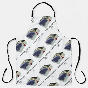 Where Does Your Fault Lie? Geology Humour Apron