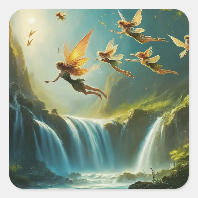 Where Dreams Take Flight Square Sticker (Front)