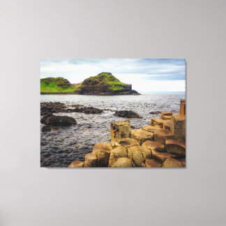 Where Fire Meets Folklore: The Giant's Causeway Canvas Print