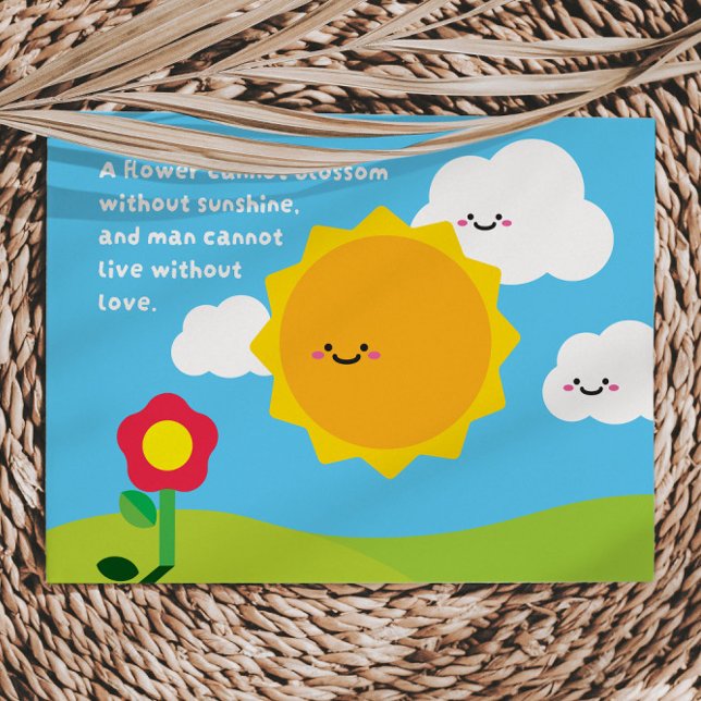 Where Flowers Find Sunshine Postcard (Creator Uploaded)