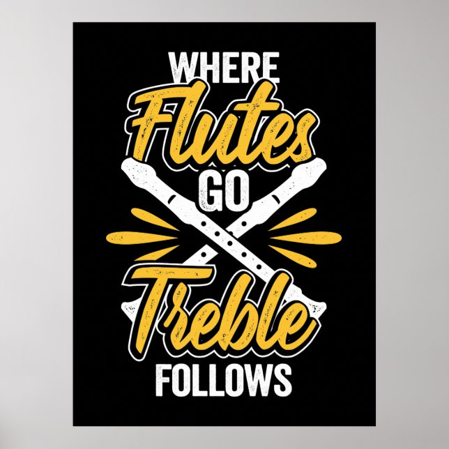 Where Flute Player Go Poster (Front)