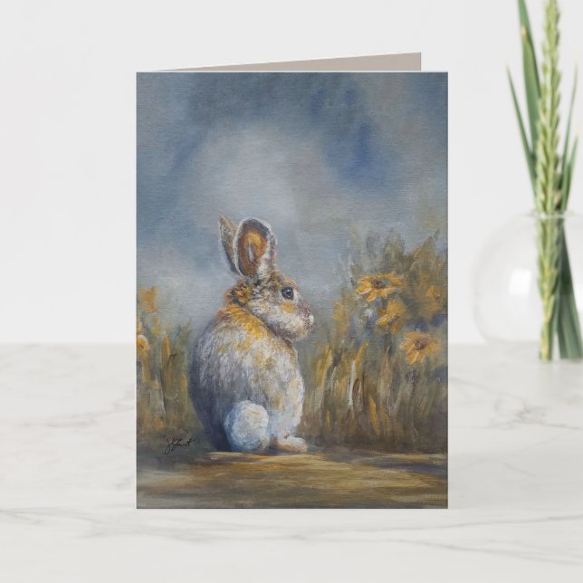 Where Goes Mr Hare? Thank You Card (Front)