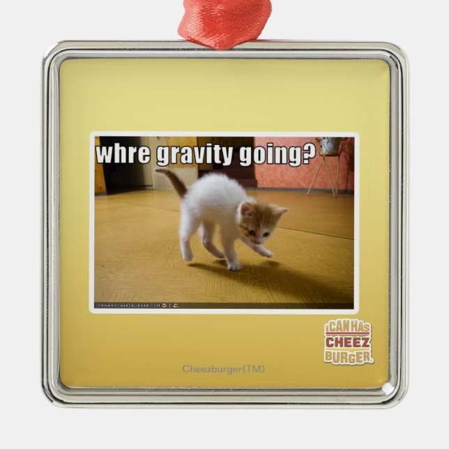 Where gravity going? metal tree decoration (Front)
