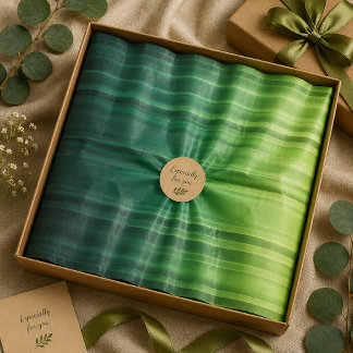 Where green falls like rain tissue paper