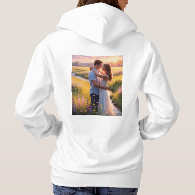 Where Hearts Meet the Mountain Hoodie (Back)