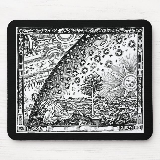 Where heaven and Earth meet Mouse Mat (Front)