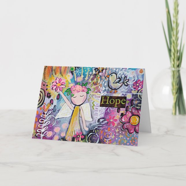 Where Hope Grows, Miracles Blossom! Card (Front)