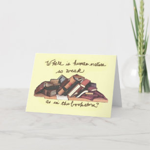 where is human nature so weak card