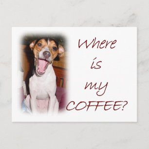 Where is my Coffee? Postcard