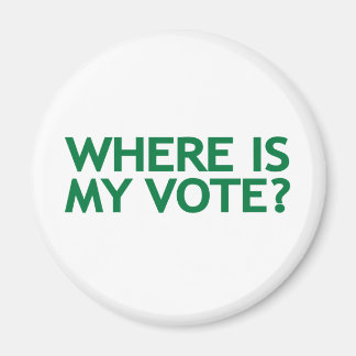 where is my vote (Iran Election) Magnet