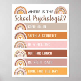 Where is Psychologist Office Door Sign Rainbow