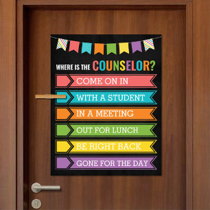 Where is the Counselor Office Door Sign