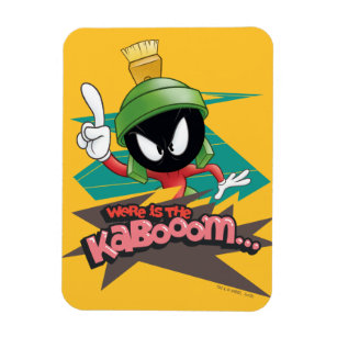 "Where is the Kabooom" MARVIN THE MARTIAN™ Points Magnet
