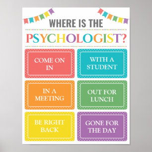 Where is the Psychologist Office Door Sign