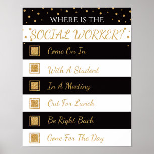 Where is the Social Worker Office Door Sign