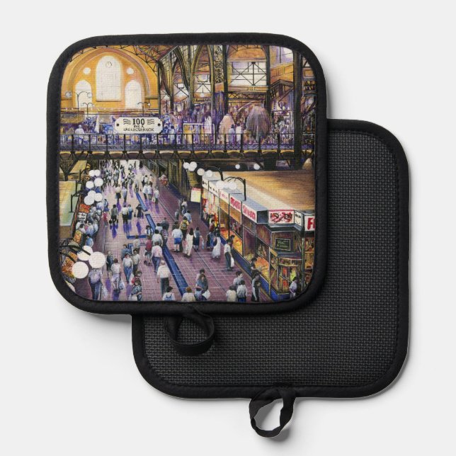 Where is the Women's Water Closet? Pot Holder (Front/Back)