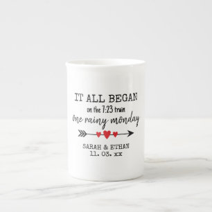 Where It All Began Valentine's Day With Love Bone China Mug