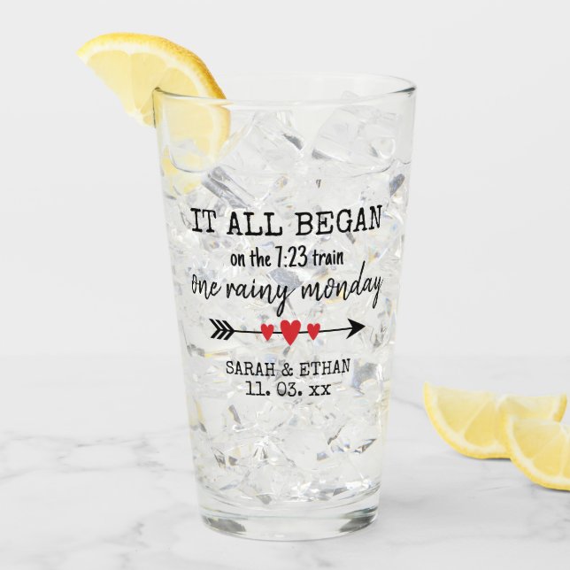 Where It All Began Valentine's Day With Love Glass (Front Ice)
