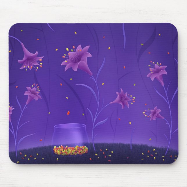 Where Jelly Beans Are Born Mouse Mat (Front)