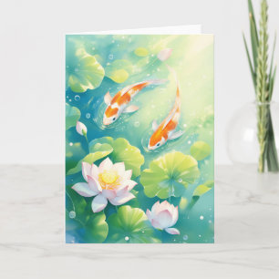 Where Koi Dreams Swim Card