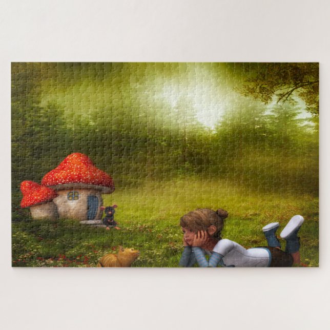 Where Leprechauns or where the little people Live. Jigsaw Puzzle (Horizontal)