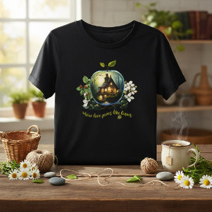 Where Love Grows Like Leaves Fairytale Apple Tri-Blend Shirt