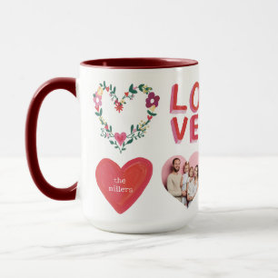 Where Love Grows Personalised Photo and Text Mug