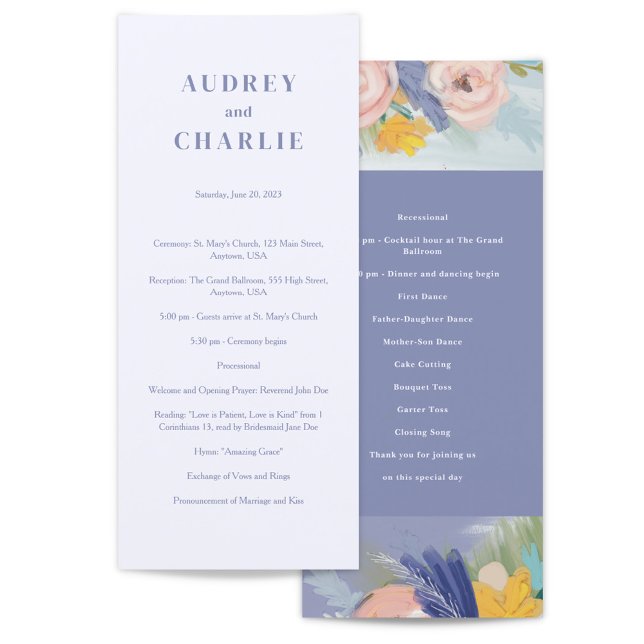 Where Love Grows Wedding Program Programme (Creator Uploaded)