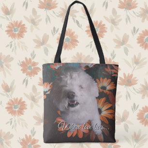 Where Love Lives Magnet Tote Bag