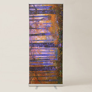 Where Magic Hides - Wide Woodland Landscape Retractable Banner