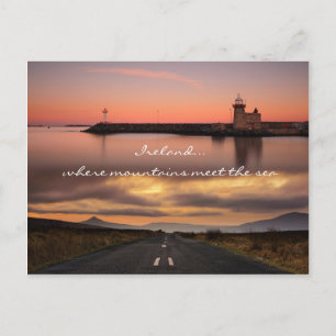 Where mountains meet the sea postcard