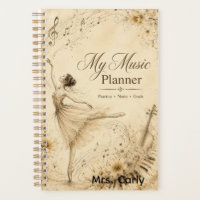 Where Music Meets Grace | Vintage Ballet Planner