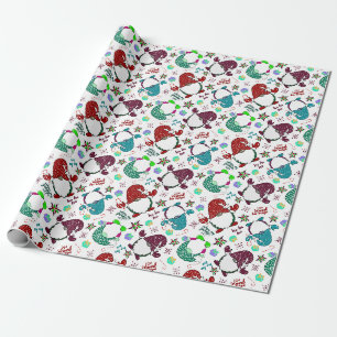 Where My Gnomies At? Holiday Gnome Wrapping Paper