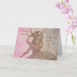 Where My Heart Is Love Browning Quote Card