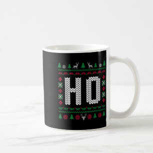 Where My Ho's At Ho Matching Couple Ugly Christmas Coffee Mug