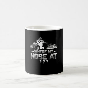 Where My Hose At Firefighter Pride Shirt Coffee Mug