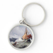 Where Nature Reigns: Stormy Seascape with Seagulls