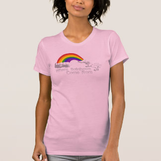 Where rainbows come from t-shirts