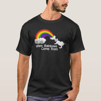 Where rainbows come from t-shirts