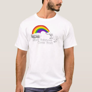 Where rainbows come from t-shirts