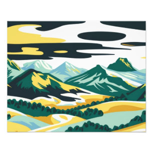 Where Rivers Wind Through Emerald Dreams Photo Print