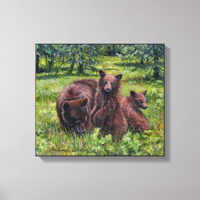 “Where’s Goldilocks?” Canvas Print (Front)