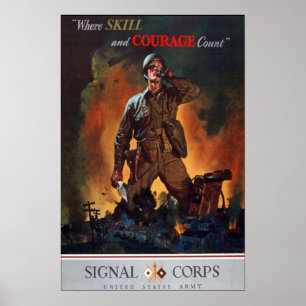 Where Skill and Courage Count Poster
