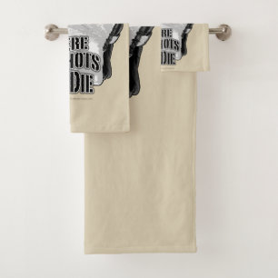 Where Slapshots Go To Die (hockey) Bath Towel Set