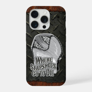 Where Slapshots Go To Die (Hockey) iPhone 15 Pro Case