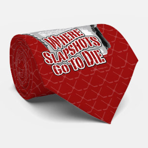Where Slapshots Go To Die (Hockey) Tie