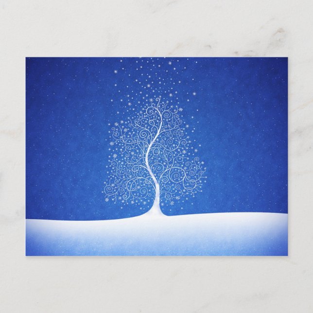 Where Snowflakes Are Born Postcard (Front)