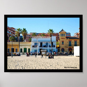 Where the City Meets the Sand Poster
